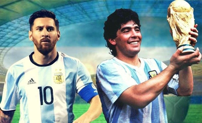 CĐV Argentina mong chờ Messi sẽ tiếp bước 1 kèo trái huyền thoại khác Diego Maradona, để mang về cúp vàng sau 36 năm chờ đợi.