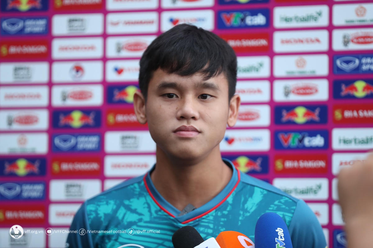 Hậu vệ Võ Minh Trọng. Ảnh: VFF.