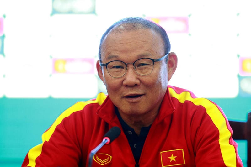 HLV Park Hang Seo. Ảnh: VFF.