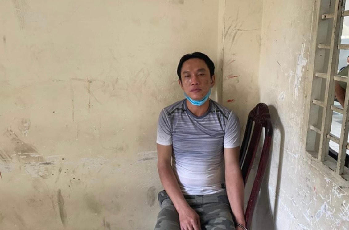 Đối tượng Sơn đã bị công an bắt giữ.