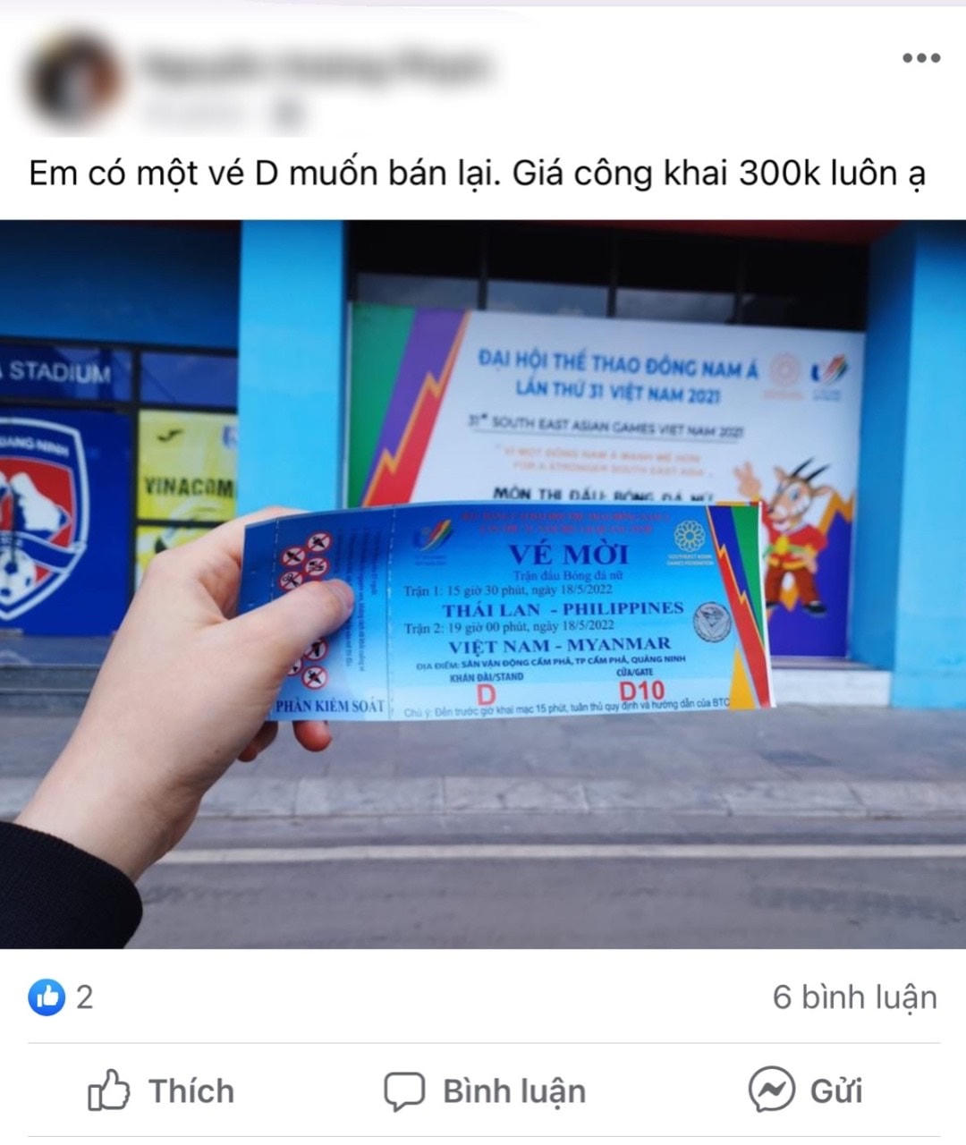 Người dân cần tỉnh táo tránh tình trạng mua đi bán lại vé mời.