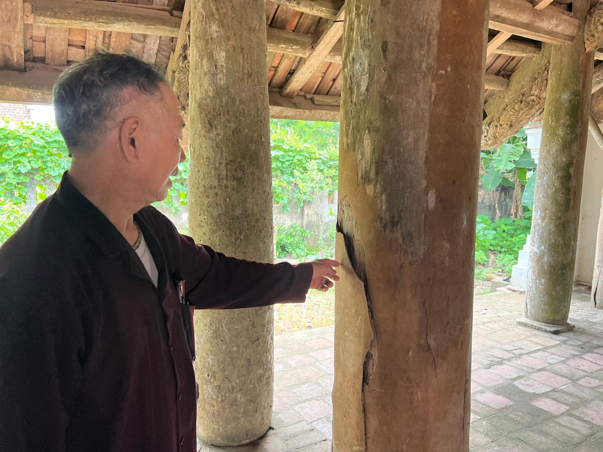 Nhưng nay đình đã xuống cấp nghiêm trọng