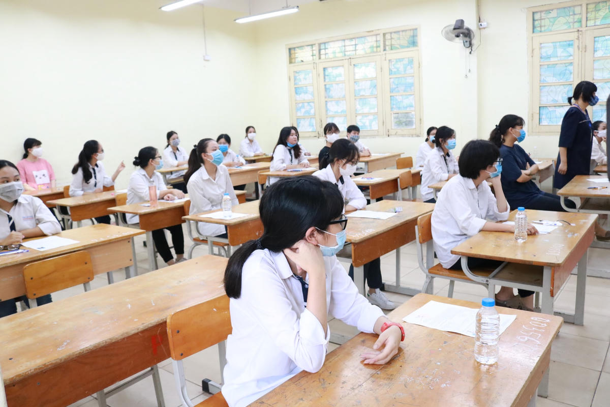Thí sinh dự thi tốt nghiệp THPT 2020.