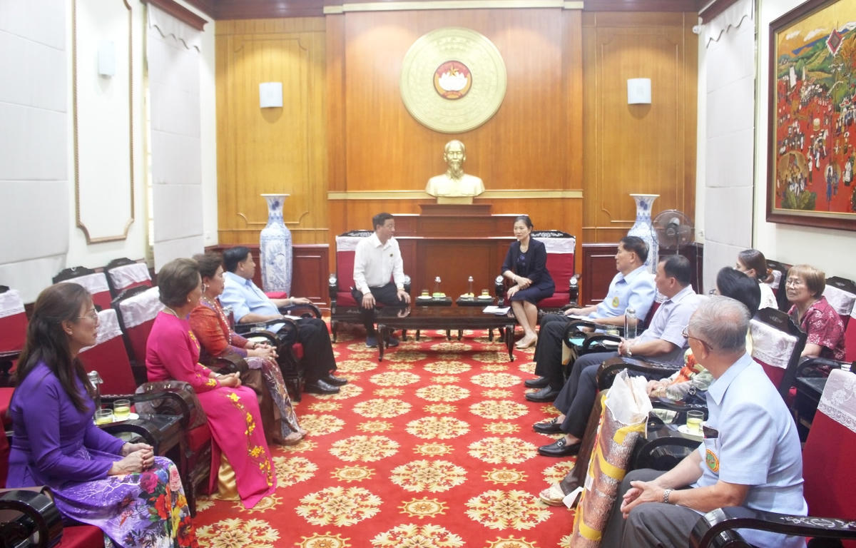 Quang cảnh buổi tiếp.