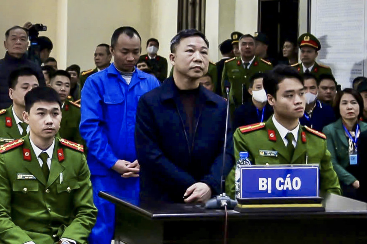 Bị cáo Lưu Bình Nhưỡng tại tòa.