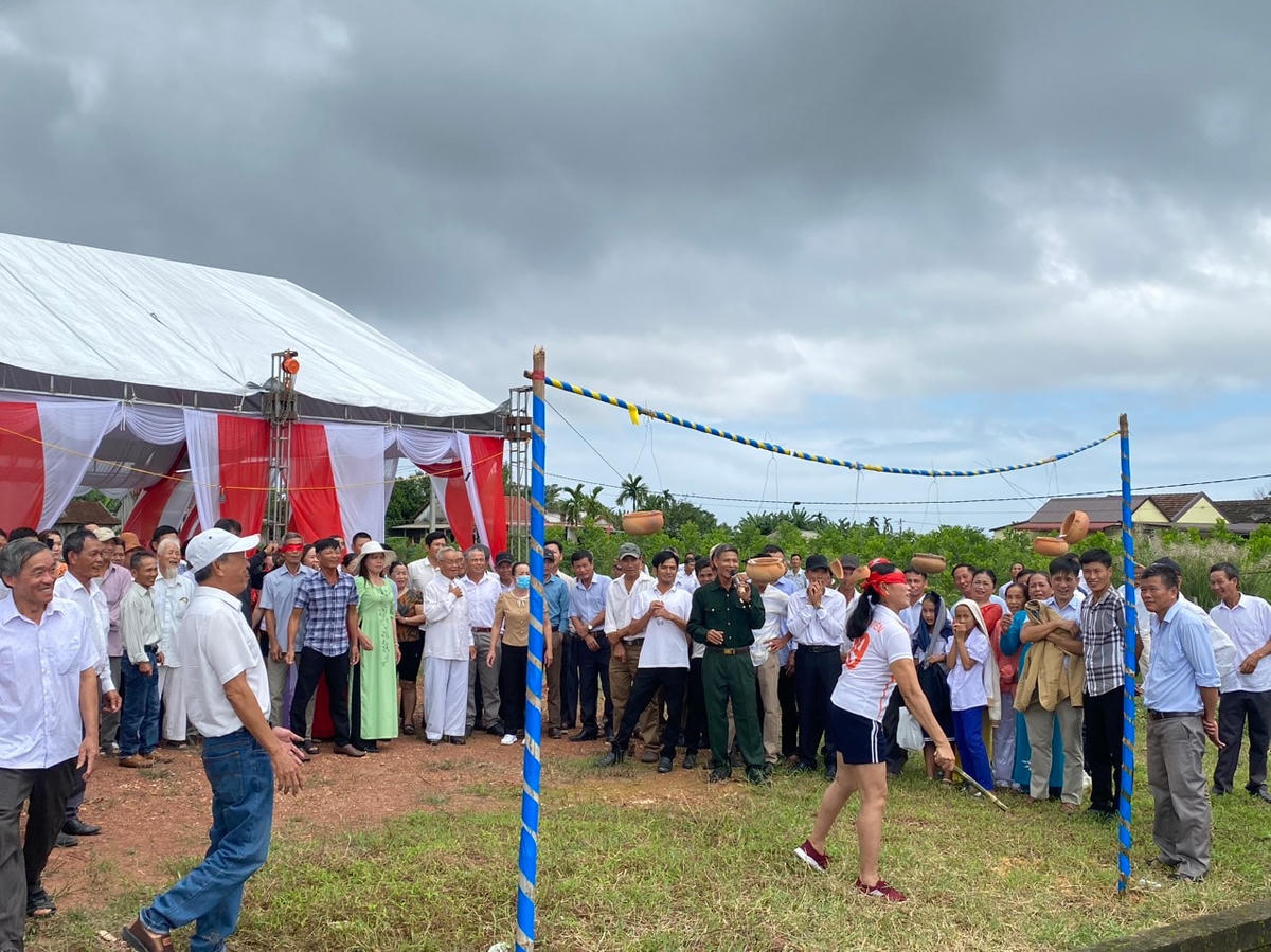 Một trò chơi được tổ chức trong khuôn khổ Ngày hội.