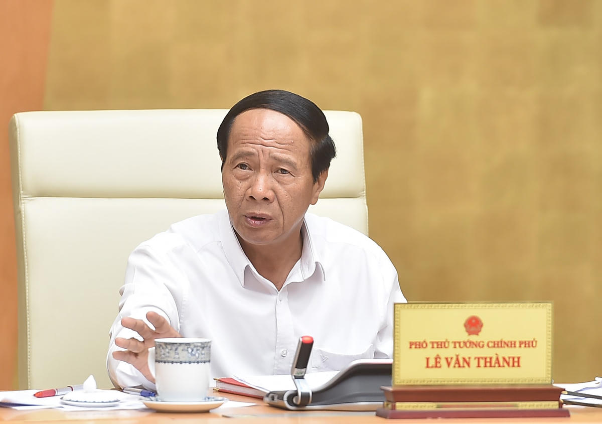 Phó Thủ tướng Lê Văn Thành chủ trì cuộc họp