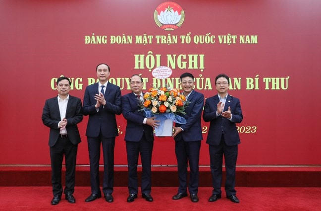Ông Hoàng Công Thủy được điều động, chỉ định tham gia Đảng đoàn MTTQ Việt Nam