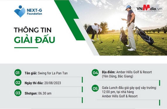 Giải Golf gây quỹ từ thiện xây dựng điểm trường tại xã La Pán Tẩn