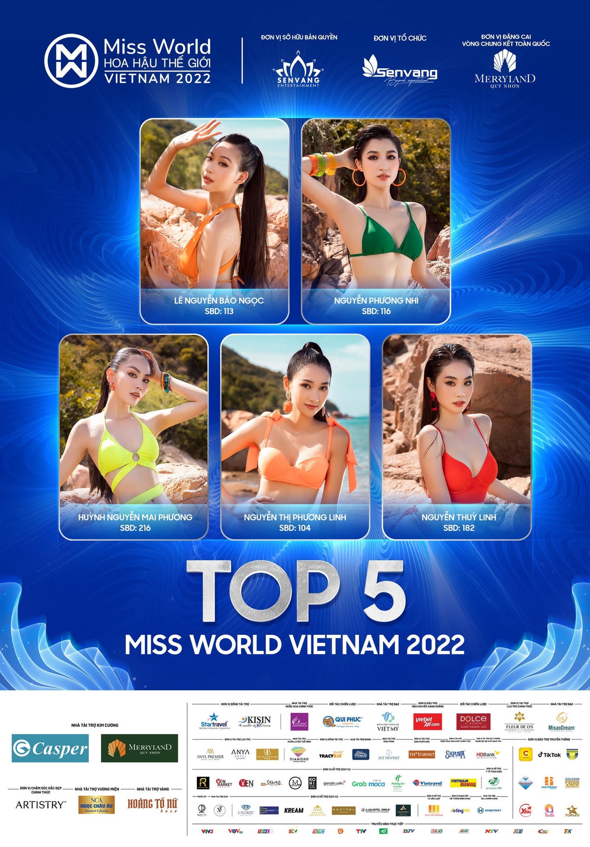 Top 5 thi ứng xử. 