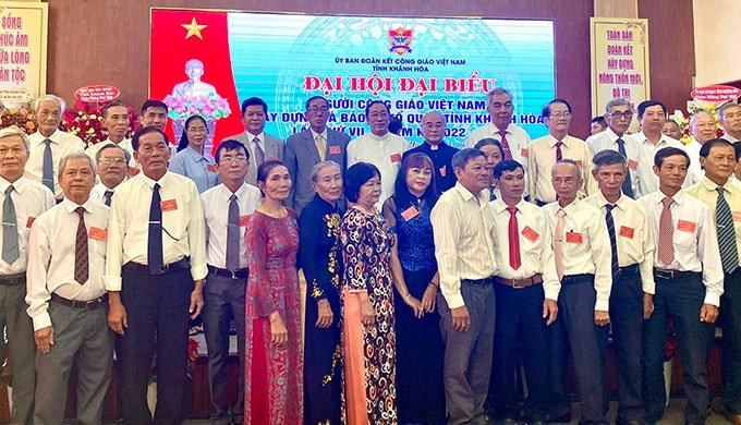 Ra mắt đại hôi Uỷ viên Uỷ ban Đoàn kết Công giáo Việt Nam tỉnh Khánh Hòa nhiệm kỳ 2022-2027. 