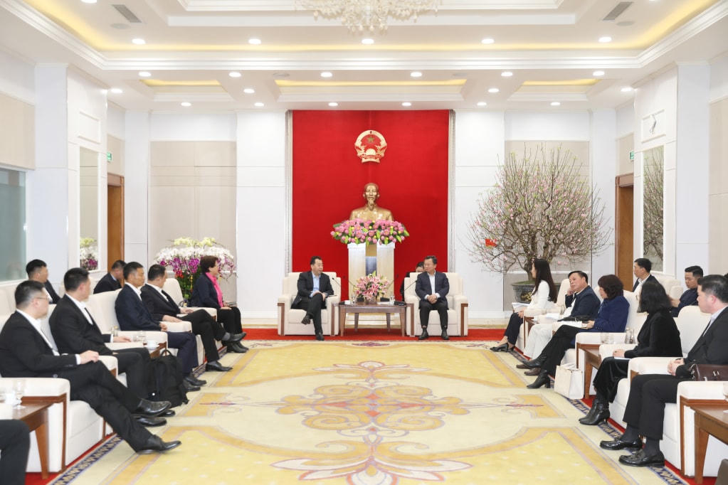 Quang cảnh buổi làm việc. Ảnh: QMG