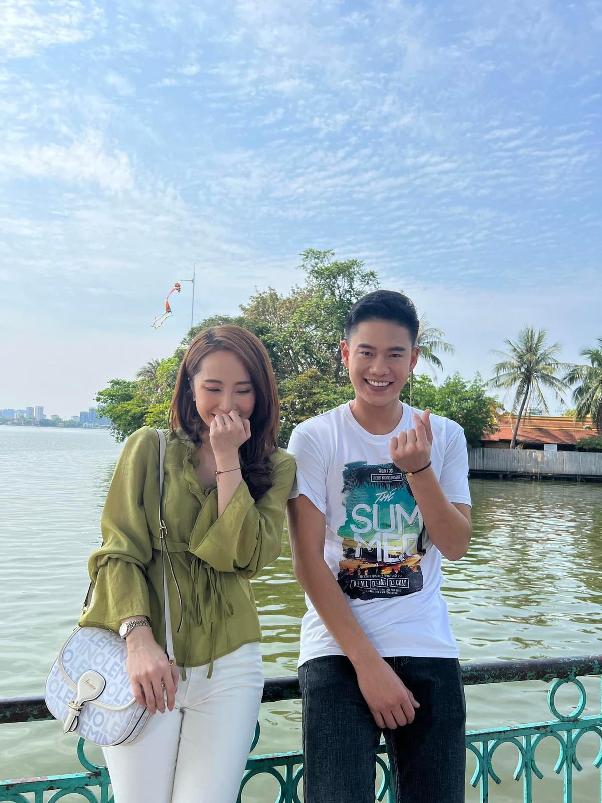 Minh Hoàng và Quỳnh Nga có nhiều khoảnh khắc ngọt ngào khiến khán giả thích thú.