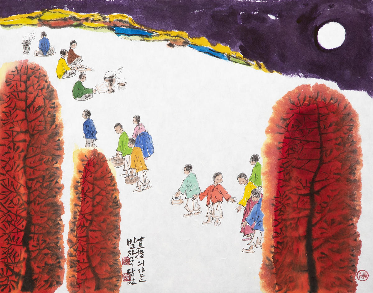 Các họa sĩ Việt Nam và Hàn Quốc “chung tay” tổ chức triển lãm