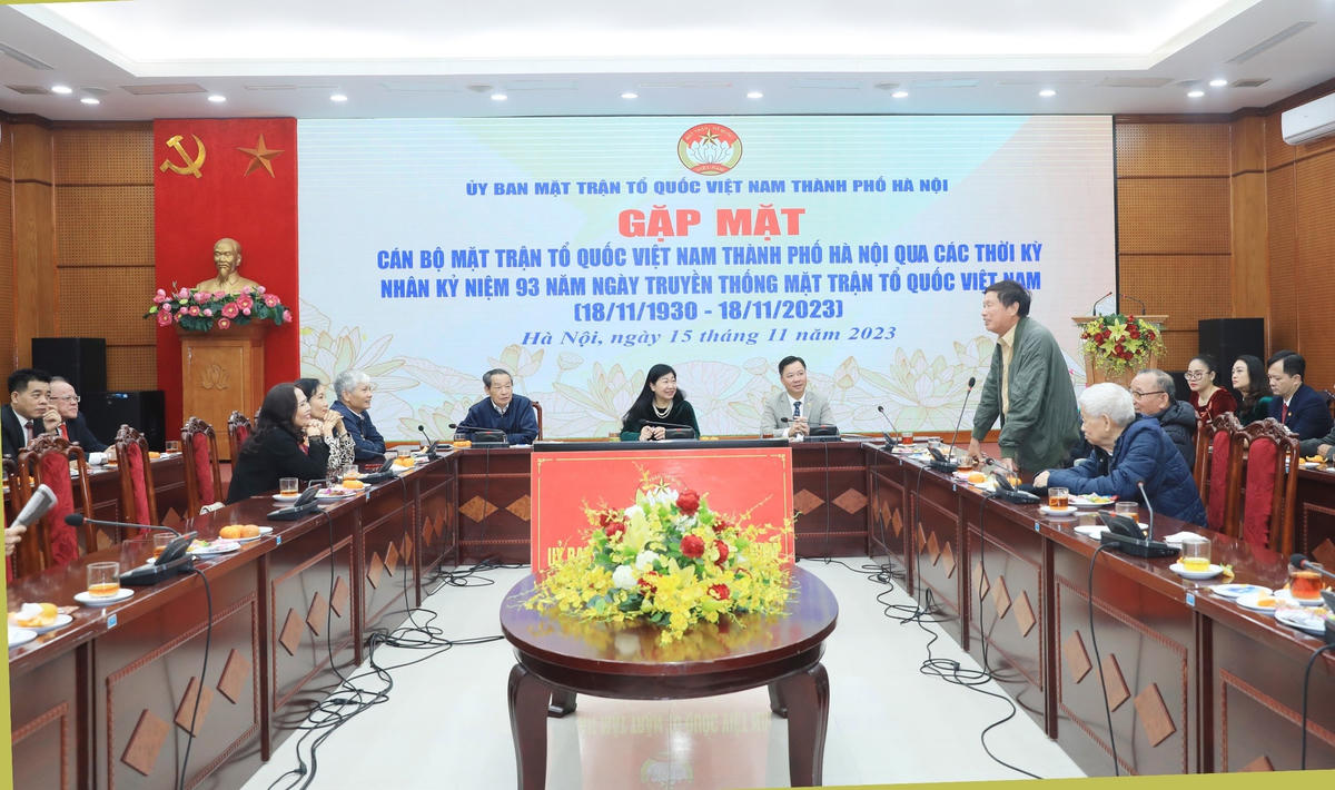 Quang cảnh buổi gặp mặt. 