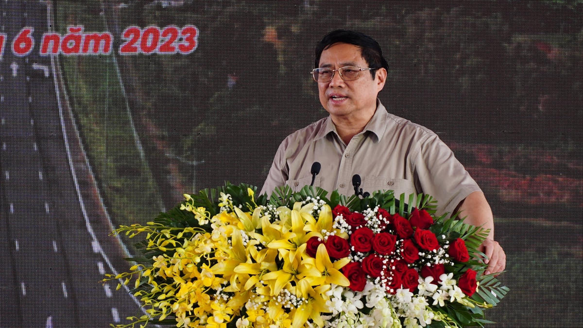 Thủ tướng Chính phủ Phạm Minh Chính phát biểu chỉ đạo.