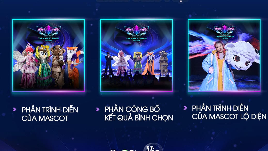 Khán giả sẽ được xem trọn vẹn phần trình diễn và lộ diện trong cùng một tập vào thứ 6 mỗi tuần.