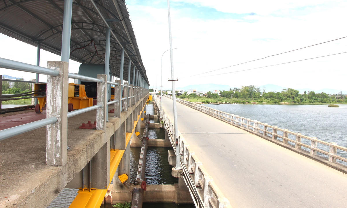 Một góc đập Para ở xã Duy Thành.