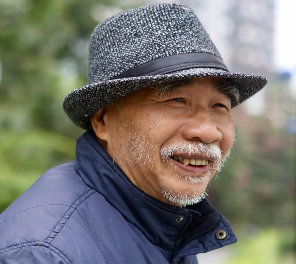 Nhà thơ Phạm Công Trứ. Ảnh: Hoàng Xuân Tuyền. 