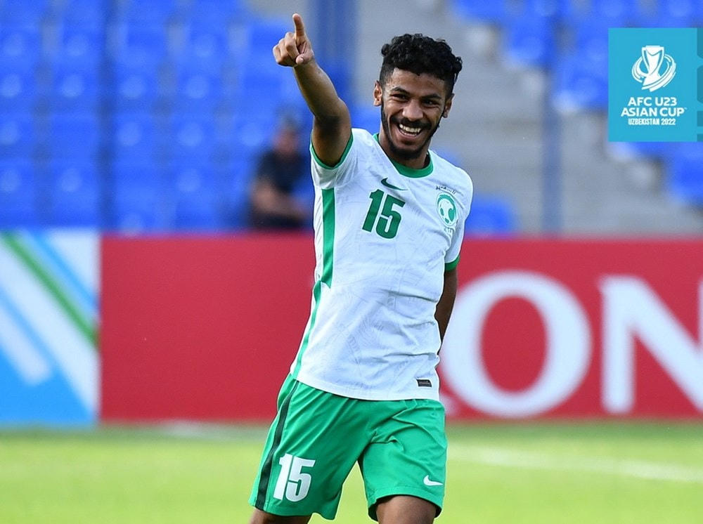 Hussain Al Eisa giúp U23 Saudi Arabia vào chung kết. (Nguồn: AFC).