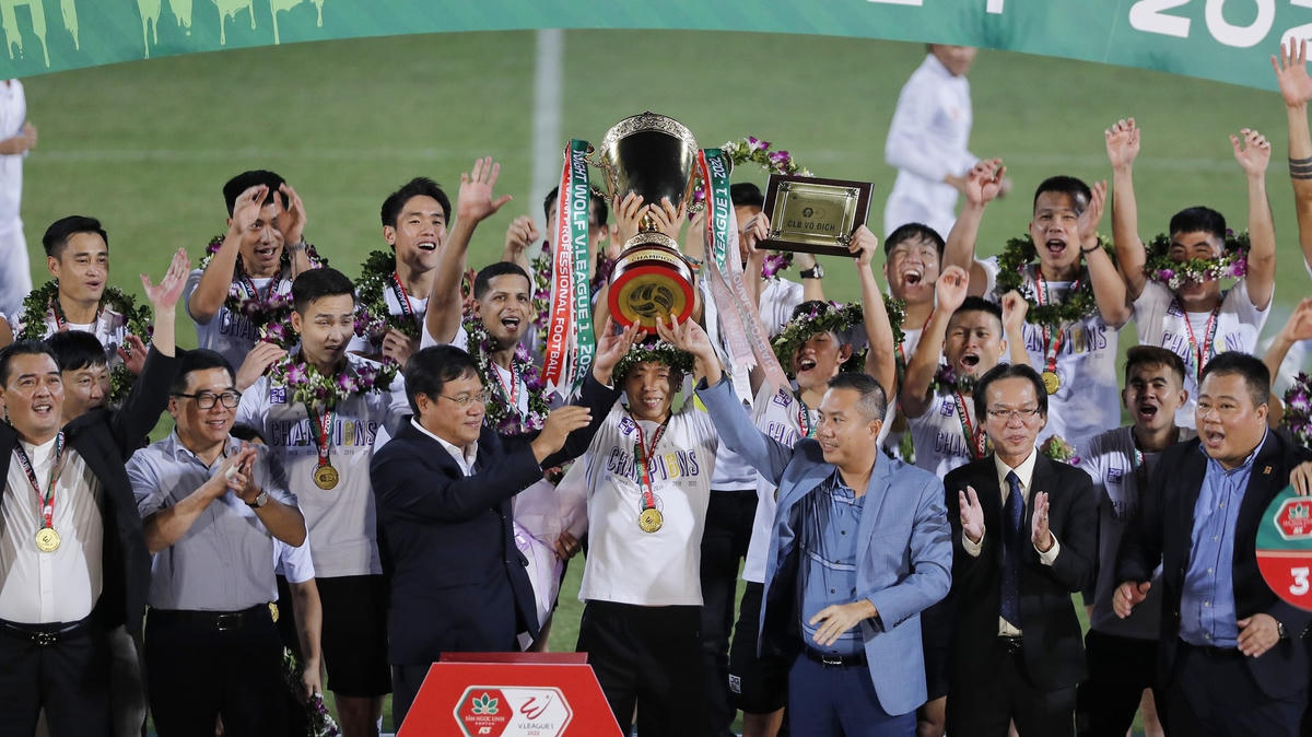 Hà Nội FC vô địch V.League 2022.