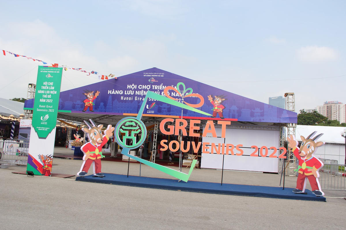 Hội chợ triển lãm hàng lưu niệm thủ đô: Quảng bá nét đẹp văn hóa Việt Nam tại SEA Games 31