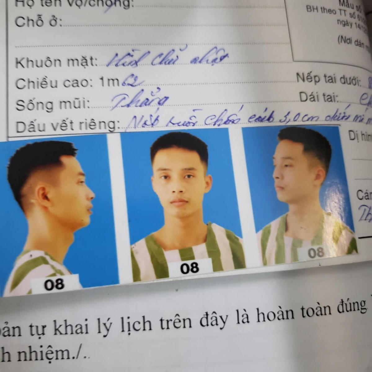 Chân tướng nhận dạng đối tượng Triệu Quân Sự.