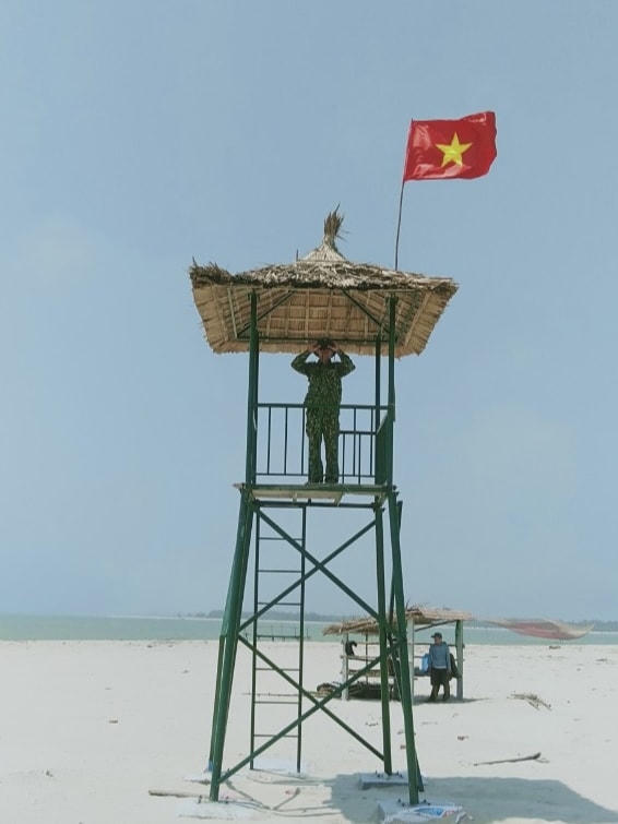 Trạm kiểm soát an toàn tàu thuyền trên tuyến Cửa Đại - Cù Lao Chàm.