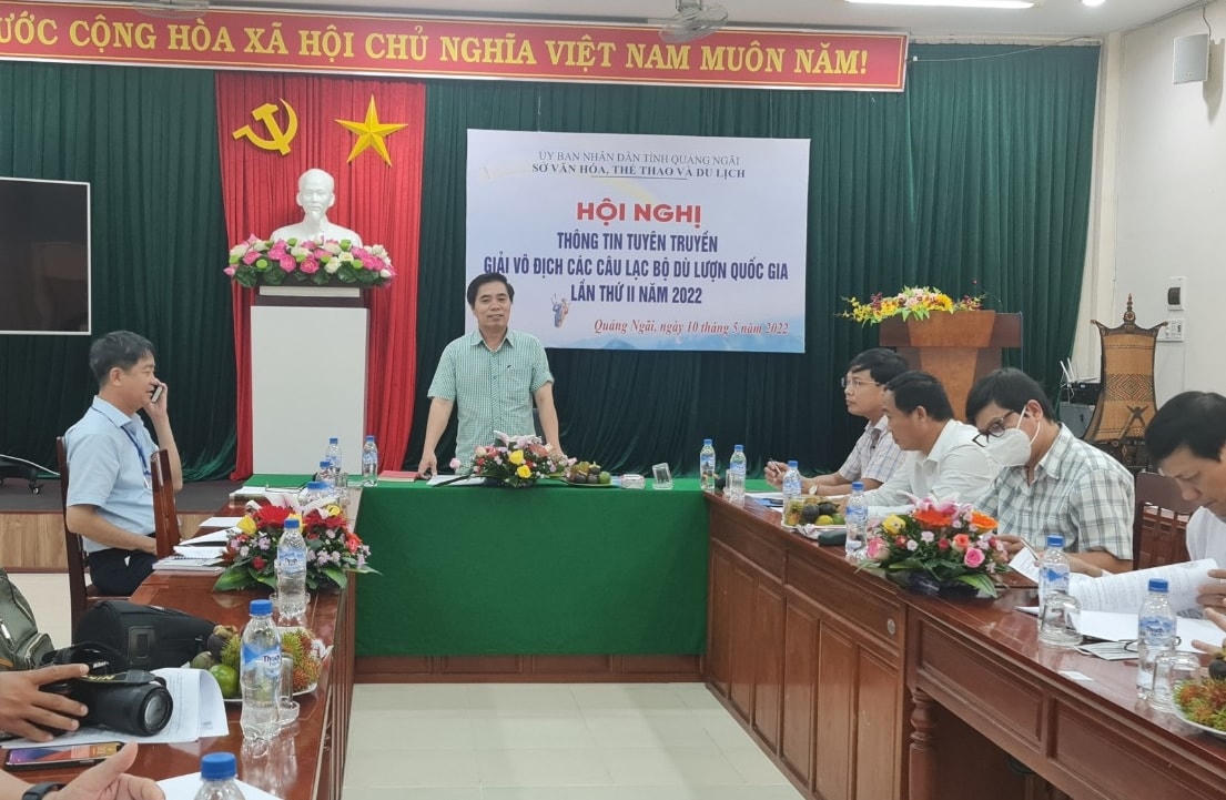 Quang cảnh buổi họp báo.