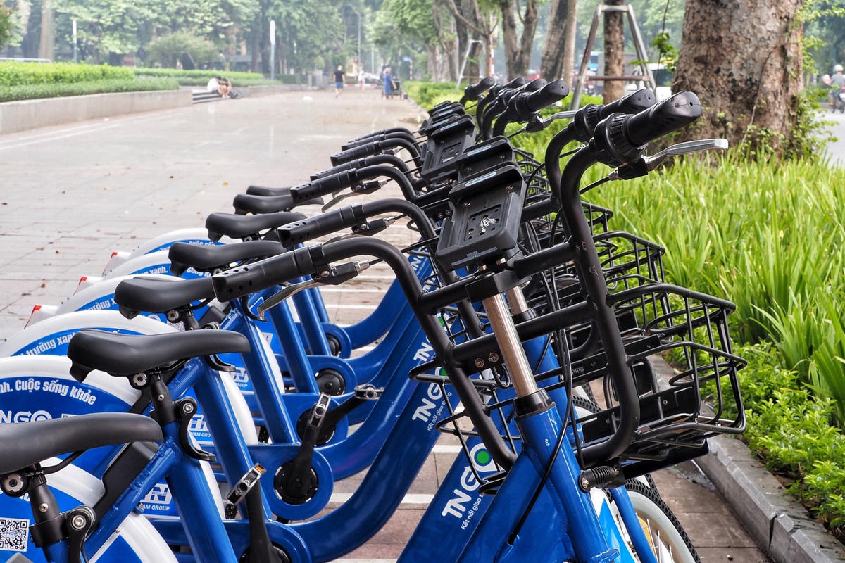 Xe đạp công cộng sắp khai trương tại Hà Nội