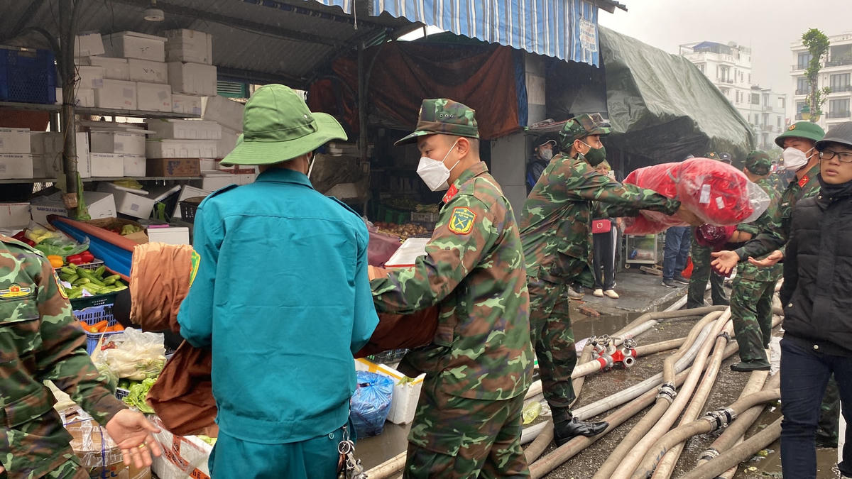 Hải Phòng: Vụ cháy chợ Tam Bạc ước thiệt hại có thể lên đến gần 100 tỷ đồng