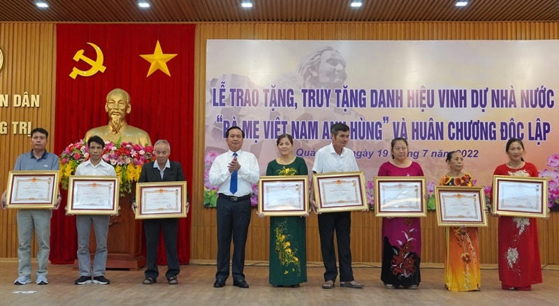 Quảng Trị có 2.833 ‘Bà Mẹ Việt Nam anh hùng’