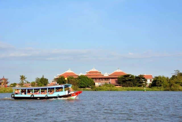 Chùa Châu Đốc 3 nằm giữa Cù lao Long Bình, phường Long Bình, TP Thủ Đức, TP Hồ Chí Minh. Ảnh: CTV