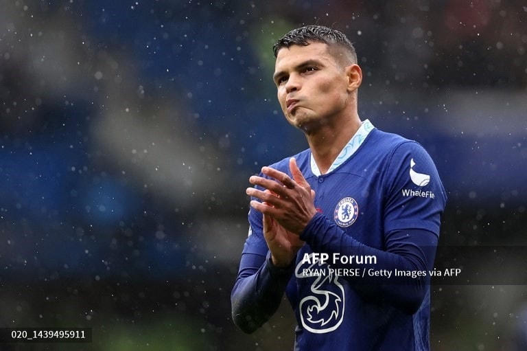 Thiago Silva đang có phong độ ổn định tại Chelsea. Ảnh: AFP.