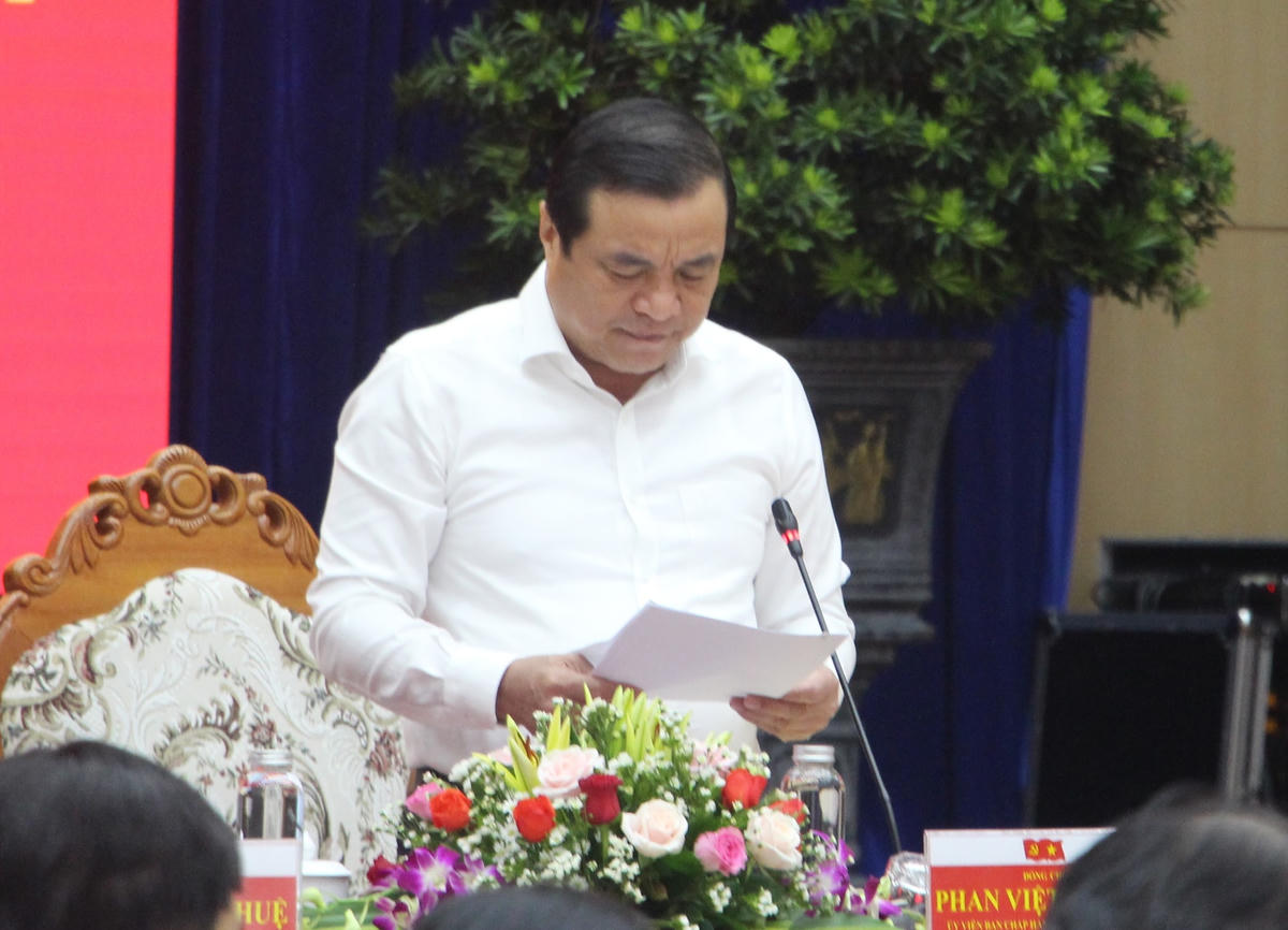 Ông Phan Việt Cường, Bí thư Tỉnh ủy Quảng Nam.
