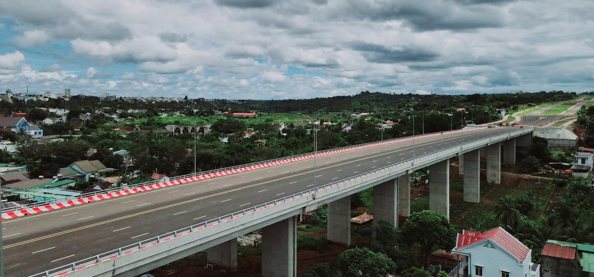 Công trình có chiều dài tuyến 6,9km.