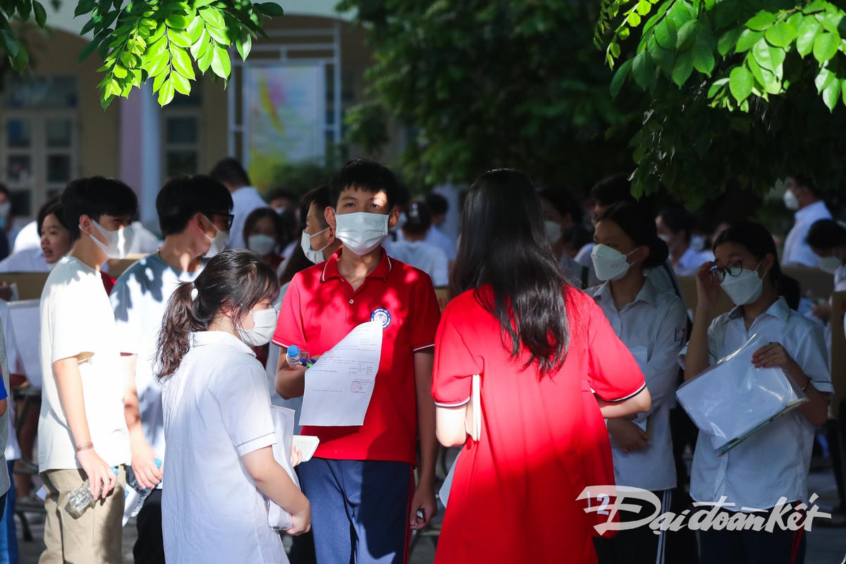 Thí sinh Hà Nội tự tin thi môn cuối kỳ thi vào lớp 10 công lập