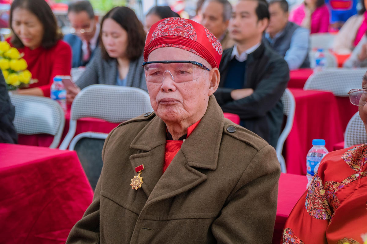 Cụ Nguyễn Văn Lũy.   Ảnh: Thảo Quyên.