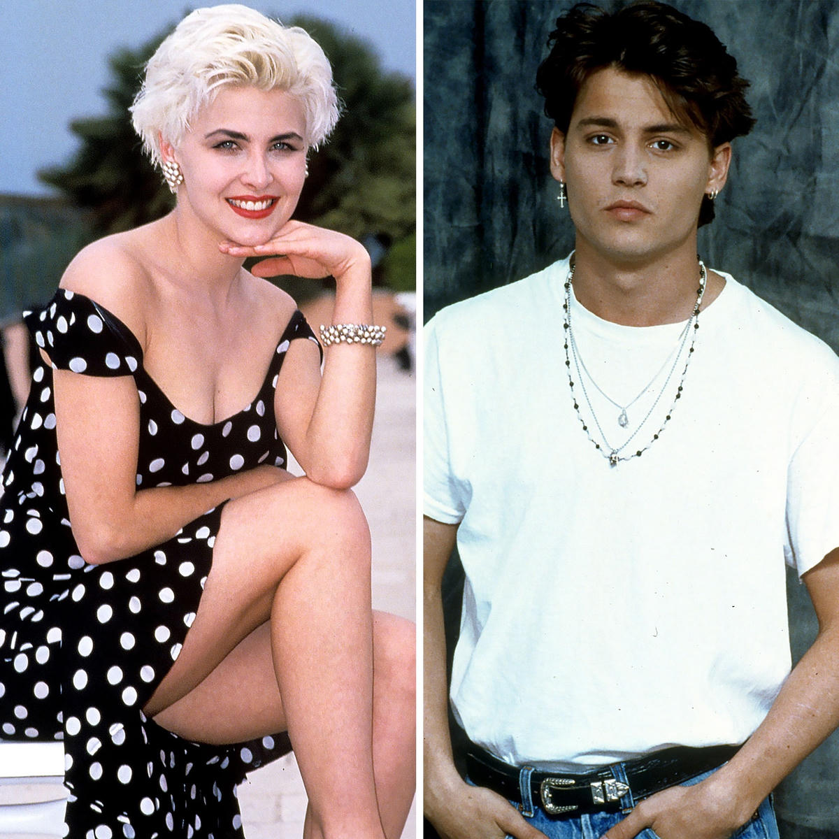 Sherilyn Fenn gọi Johnny Depp là mối tình đầu và luôn nhắc đến bạn trai cũ bằng những lời lẽ tốt đẹp.