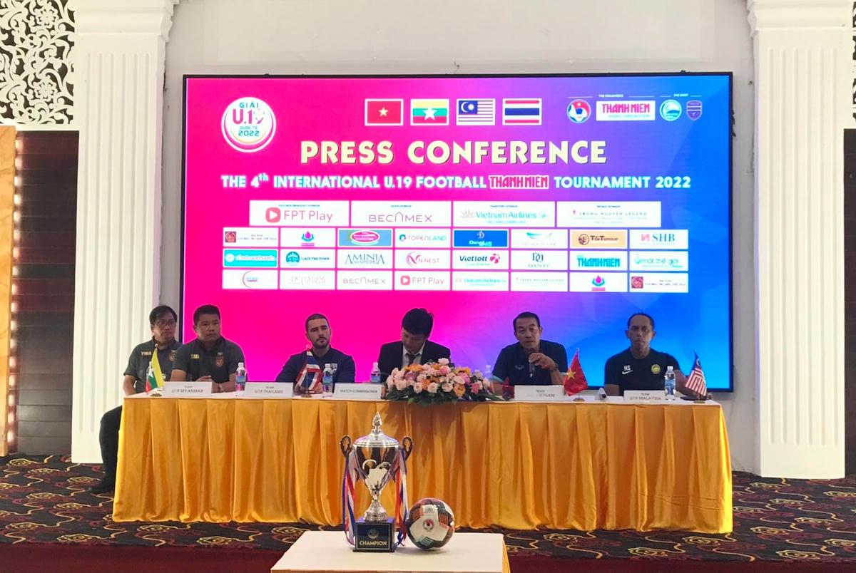 Họp báo thông tin về Giải Bóng đá U.19 quốc tế Thanh niên lần thứ 4 năm 2022.