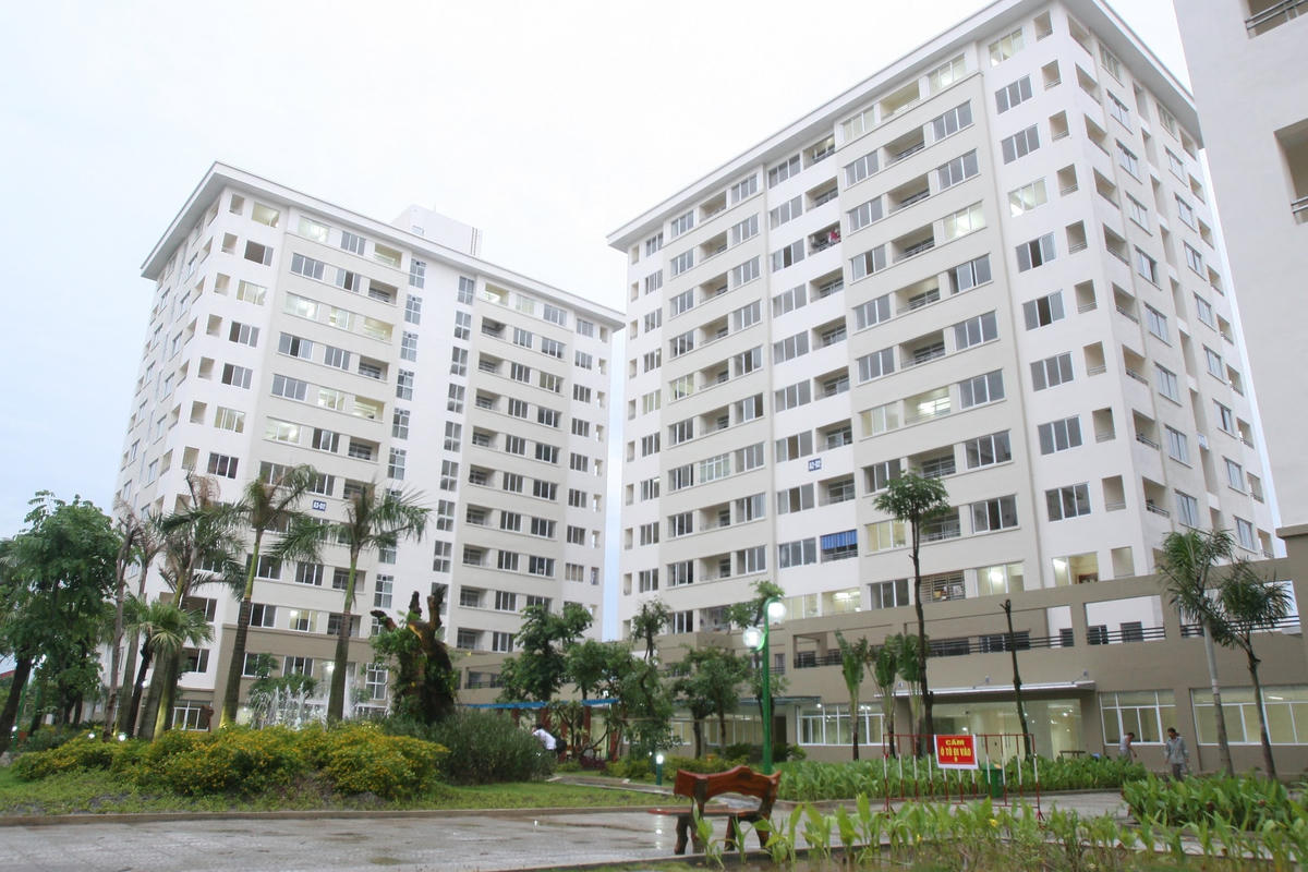 Cần đẩy nhanh tiến độ xây dựng nhà ở xã hội cho người lao động. Ảnh: Quang Vinh.