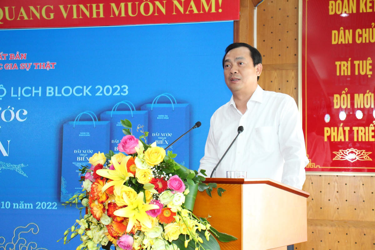 Tổng Cục trưởng Tổng Cục Du lịch Nguyễn Trùng Khánh phát biểu tại buổi lễ.