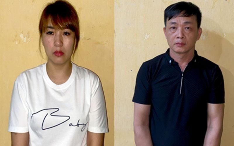 Hai bị can bị khởi tố, bắt tạm giam: Phan Thị Hồng và Văn Duy Dương.