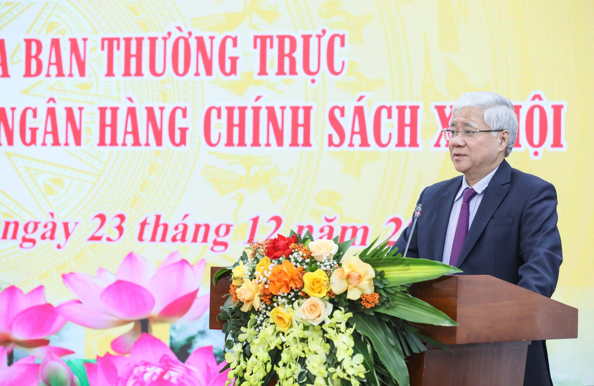 Chủ tịch Đỗ Văn Chiến phát biểu tại Lễ ký kết.