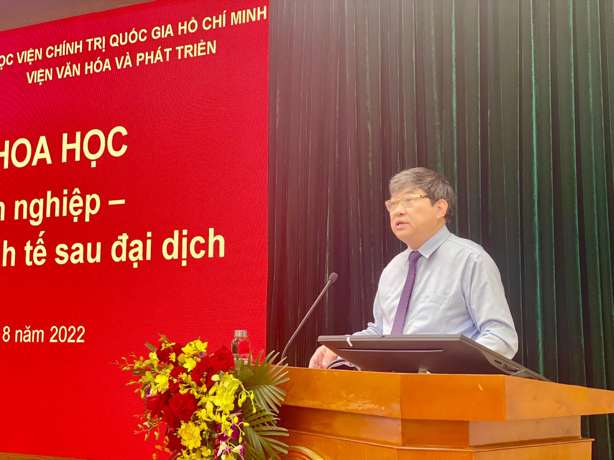 PGS.TS Nguyễn Duy Bắc, Phó Giám đốc Thường trực Học viện Chính trị quốc gia Hồ Chí Minh.