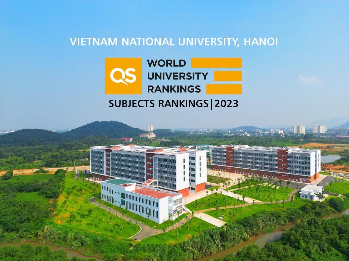 Đại học Quốc gia Hà Nội có 6 nhóm ngành có mặt trên bảng xếp hạng QS.