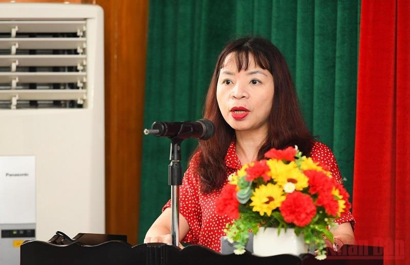  PGS.TS Đặng Thị Thu Hương phát biểu khai mạc Hội thảo. Ảnh: Nhân Dân.