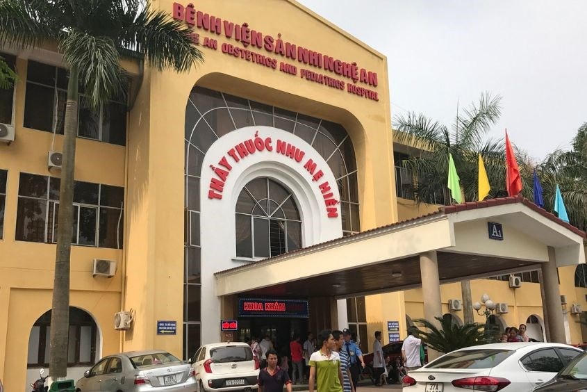 Bệnh viện Sản Nhi Nghệ An.