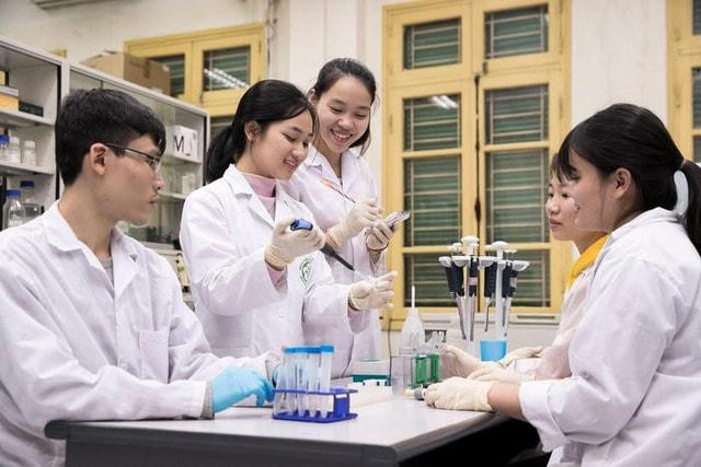 Sinh viên khoa Y Dược, Đại học Quốc gia Hà Nội. Ảnh: TL.