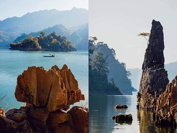 Được ví như Vịnh Hạ Long thứ 2, danh thắng hồ sinh thái Na Hang được đánh giá đẹp nhất, rộng nhất, đa dạng sinh học nhất cả nước với nhiều loại gỗ, động, thực vật quý hiếm.